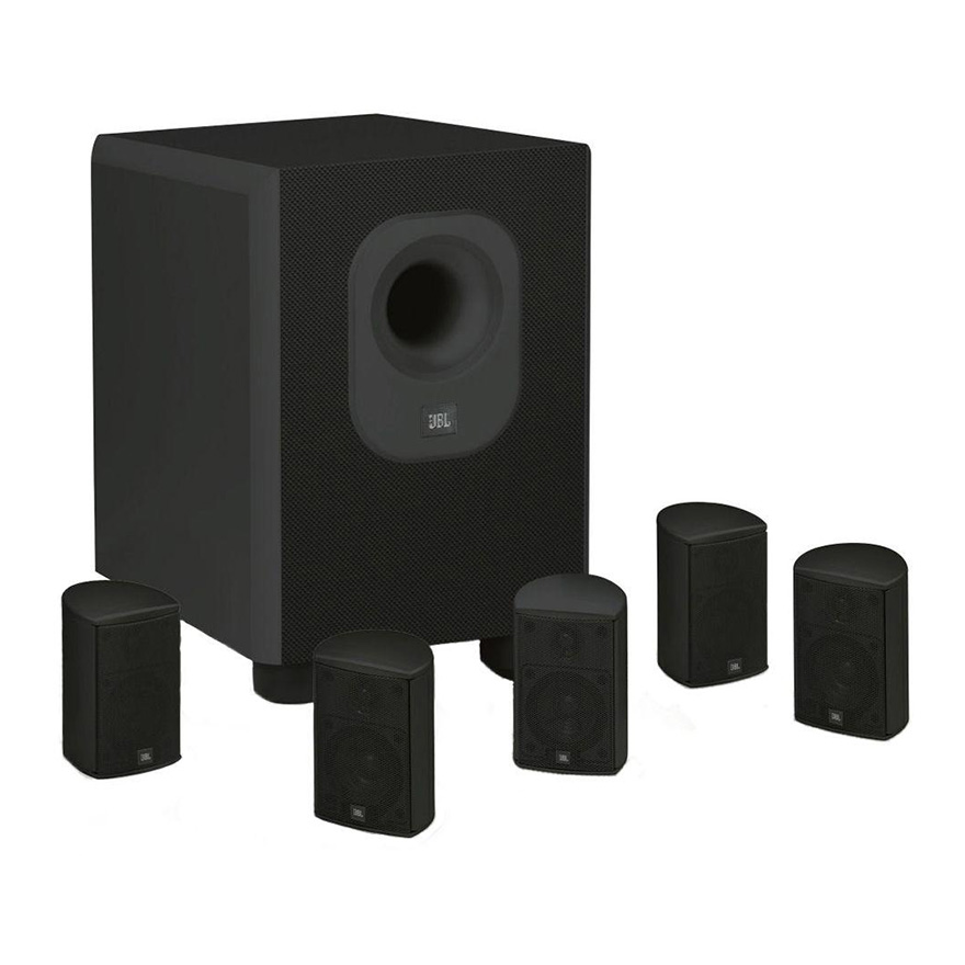 Proberen Flikkeren plannen JBL AEH50-BL Architectural 5.1 Channel Surround Sound Home Cinema Speaker  System with 5 Satellite Speakers (Black) - Skywalker