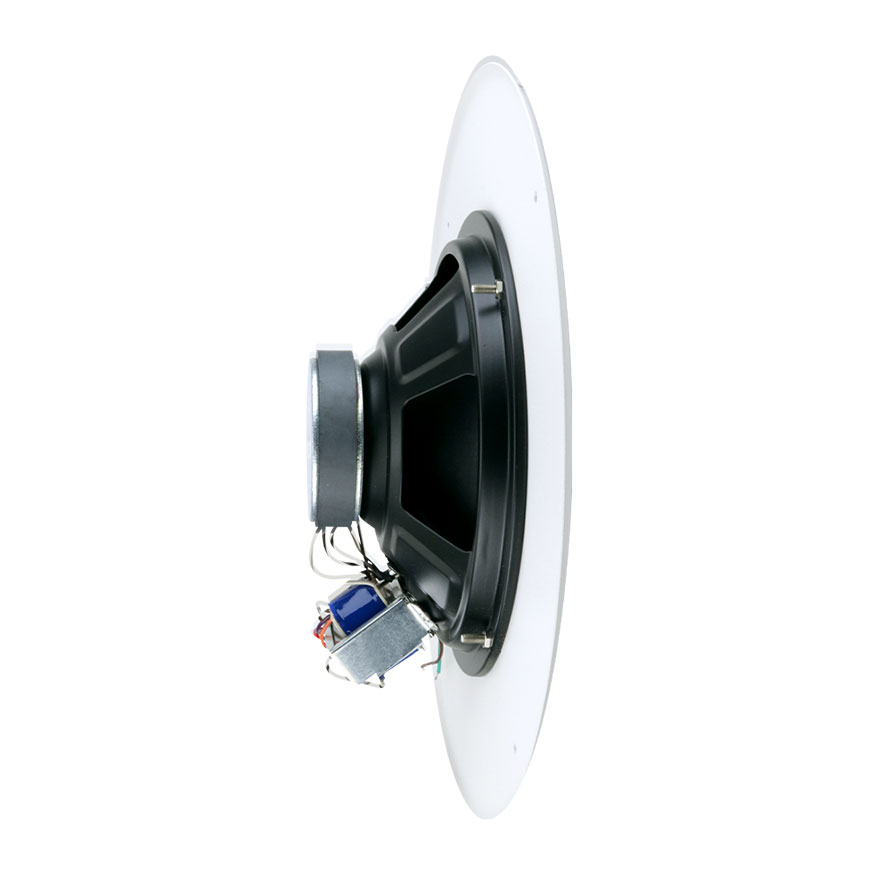 Saga Elite™ 8” Ceiling Speaker with 25/70 Volt Transformer, 10oz (Each